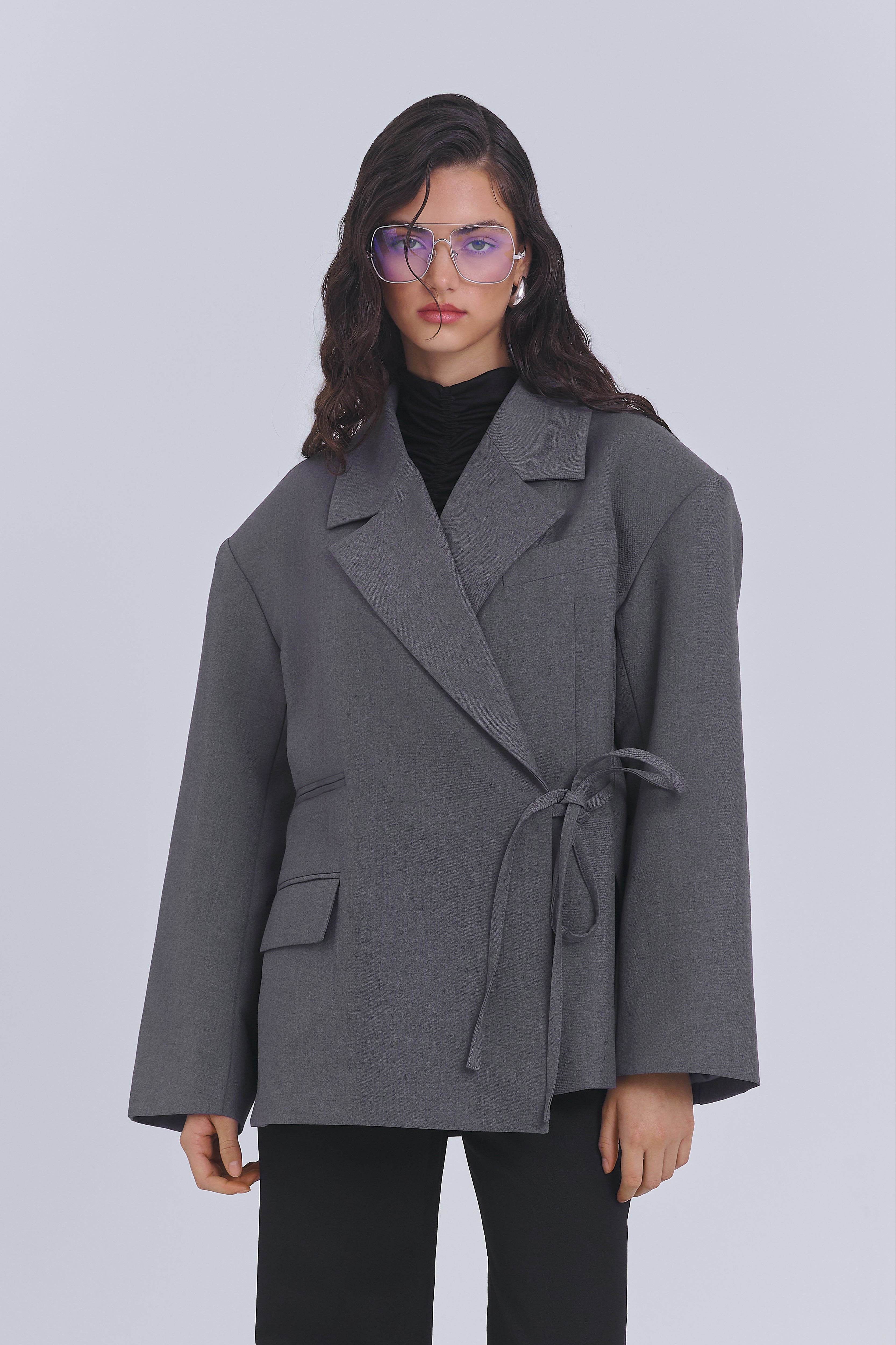 27 / WRAP OVERSIZED BLAZER – AEMMI