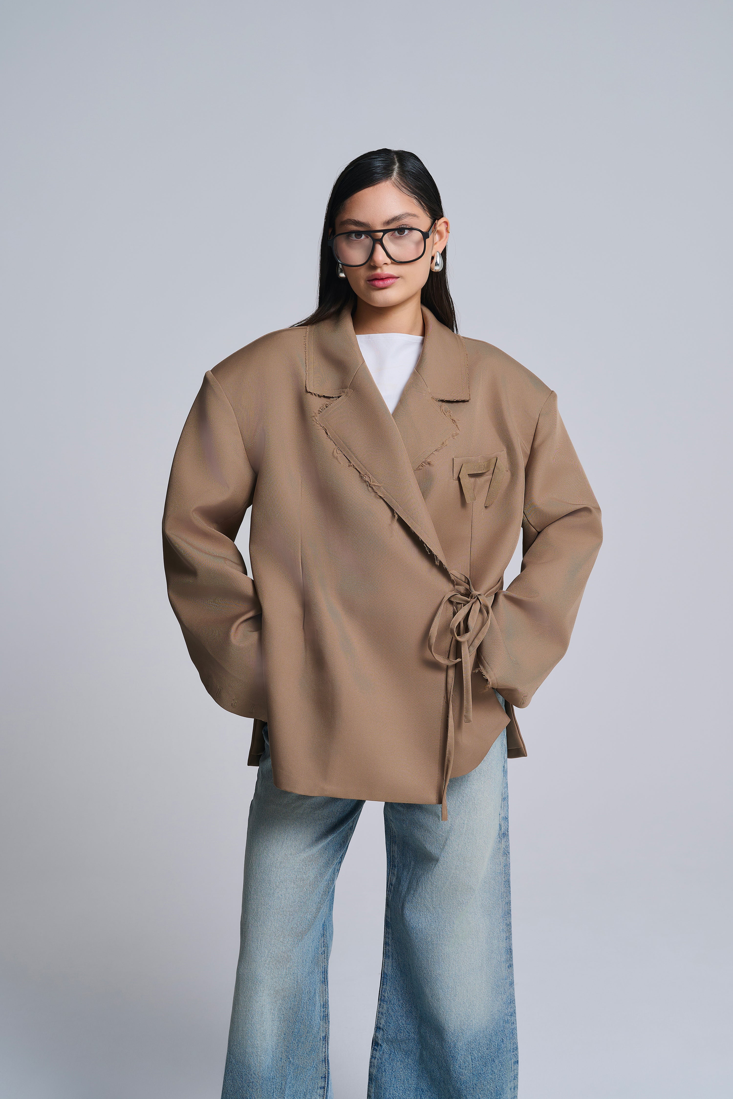 WRAPPED OVERSIZED BLAZER