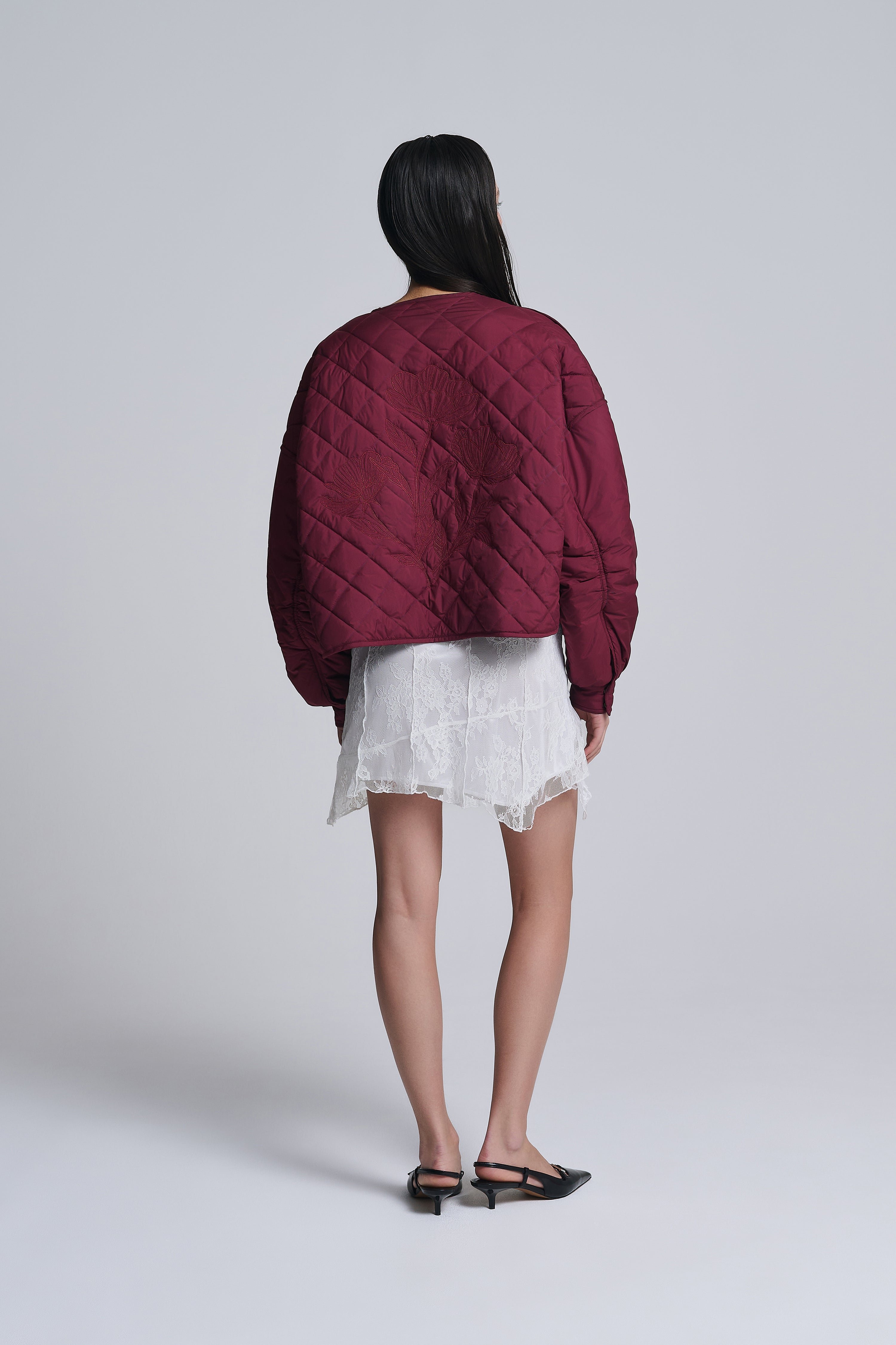 FLORAL BOMBER JACKET