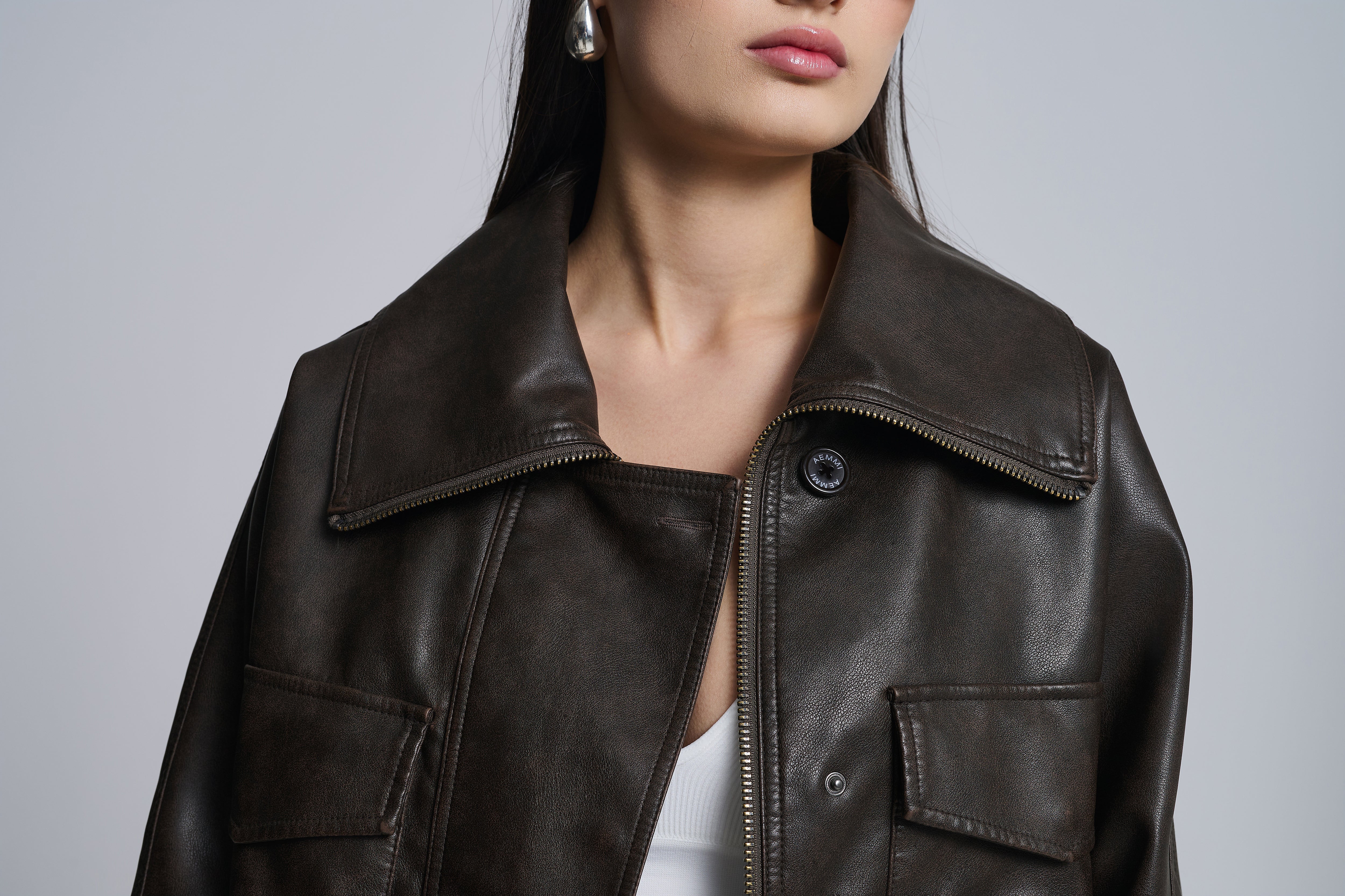 05 / OVERSIZED FAUX LEATHER JACKET – AEMMI