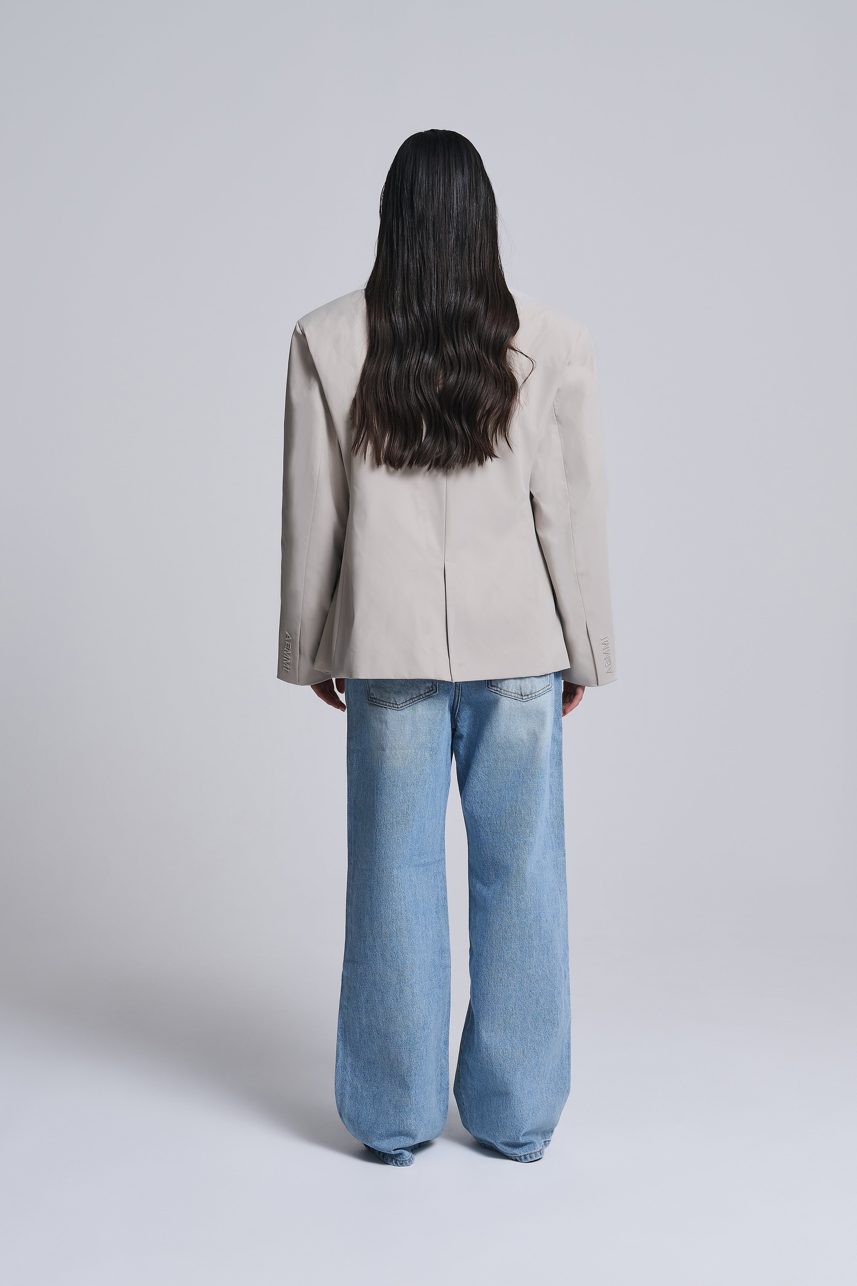 BLAZER WITH TIE FASTENING