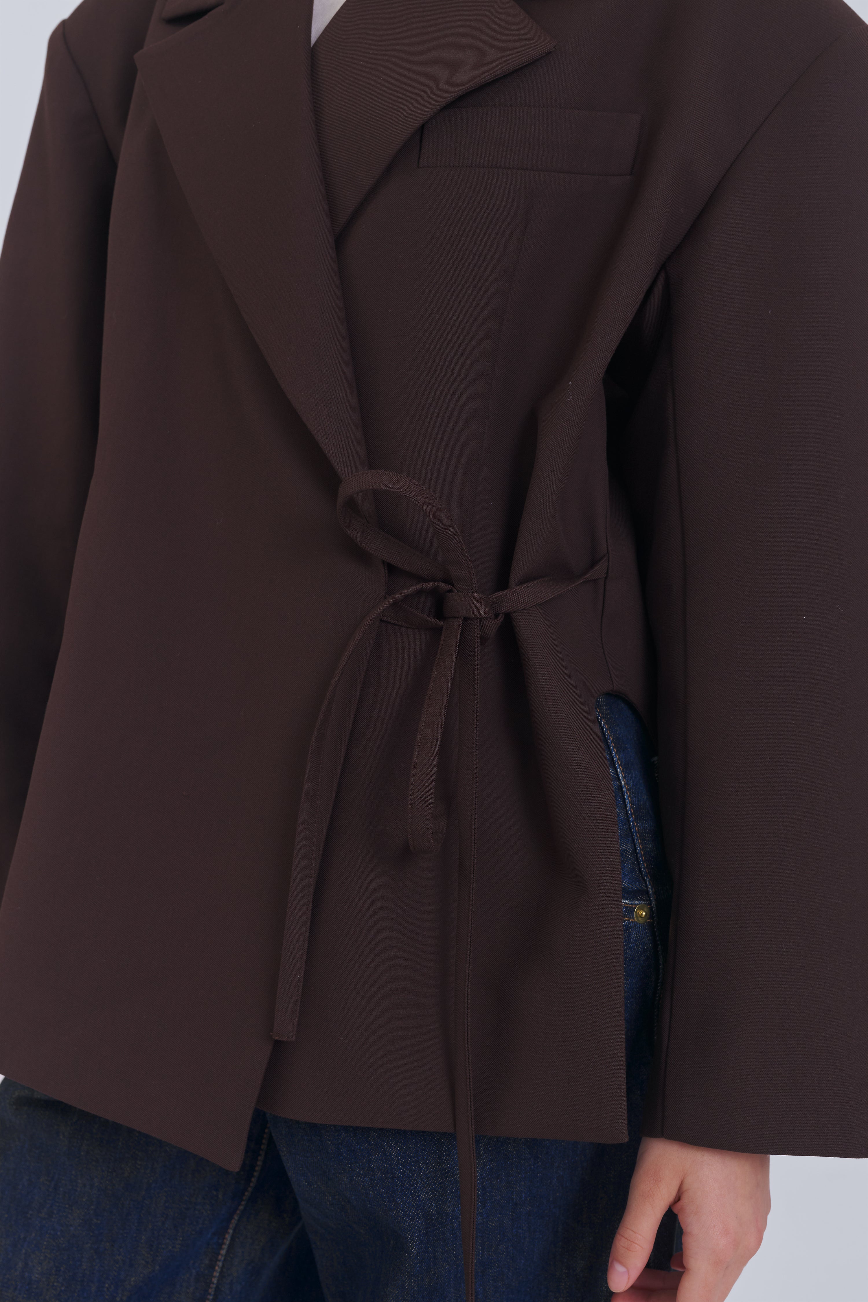 28 / WRAP OVERSIZED BLAZER