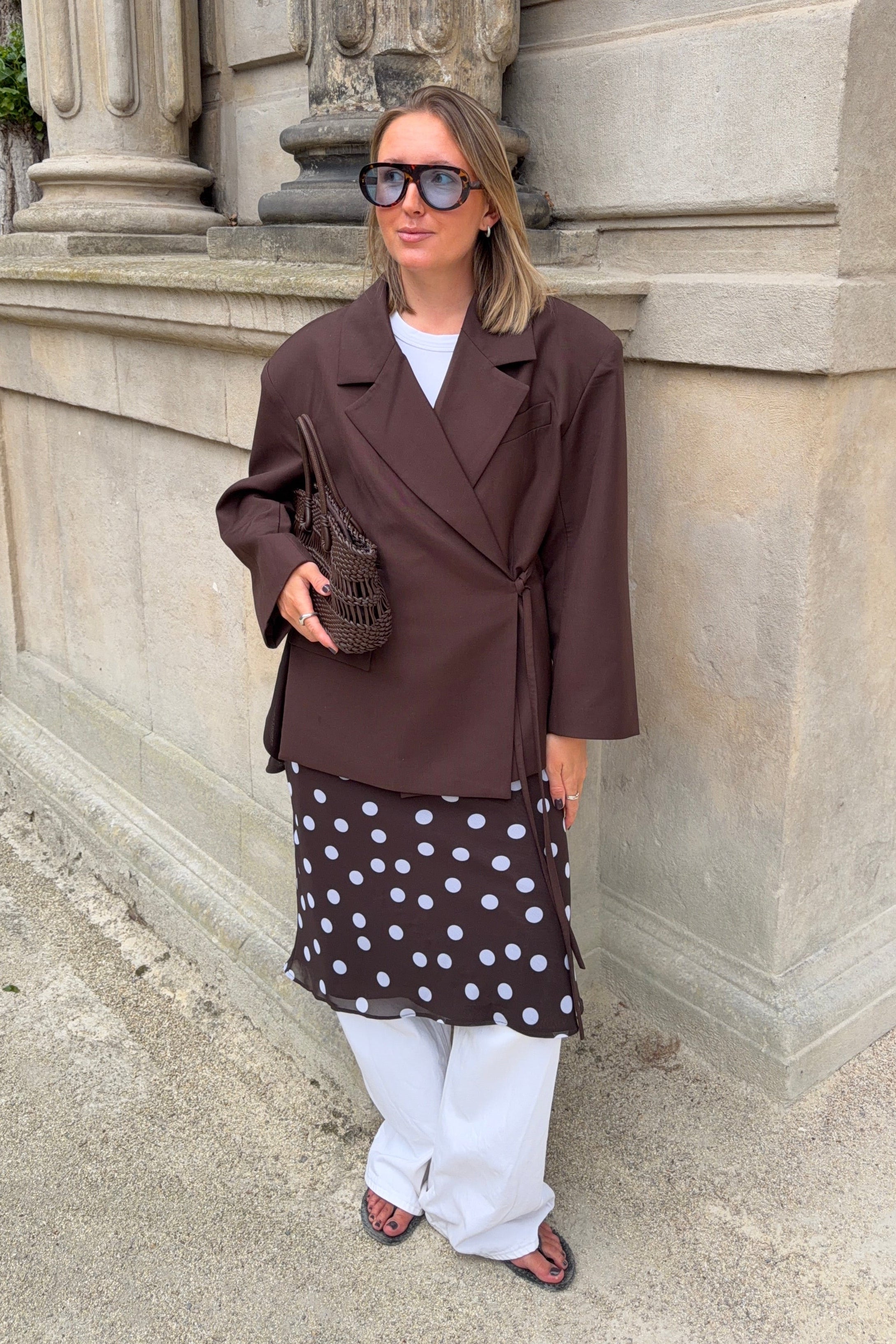 28 / WRAP OVERSIZED BLAZER