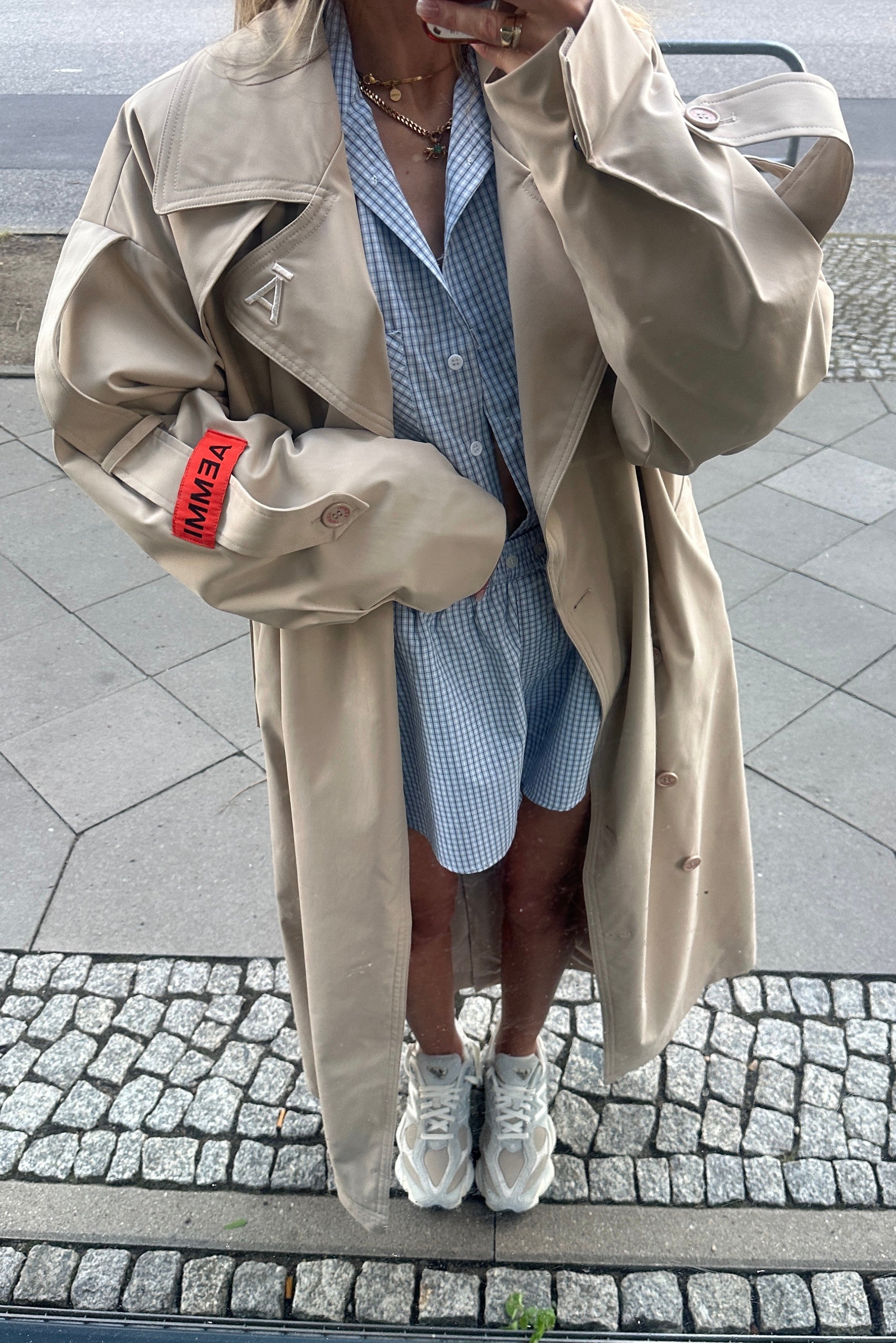 21 / OVERSIZED TRENCHCOAT